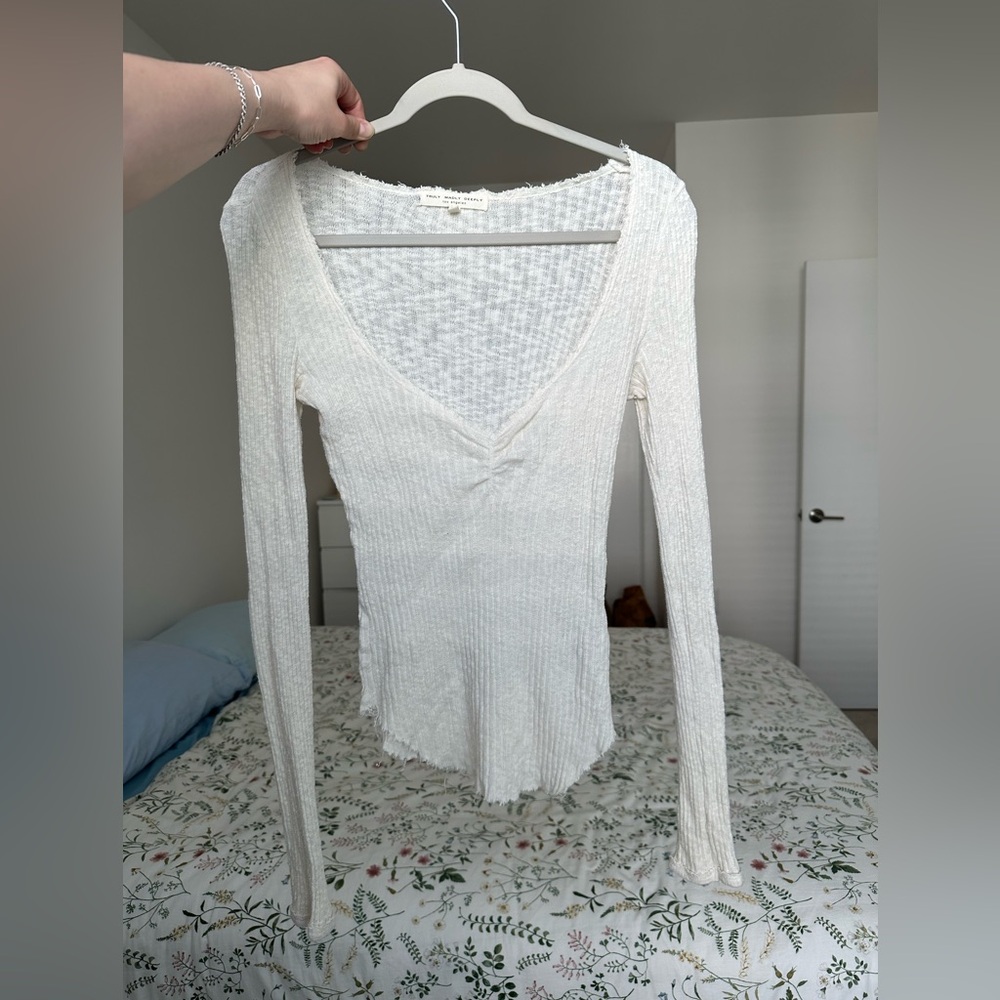 Urban Outfitters Truly Madly Deeply Long Sleeve Shirt